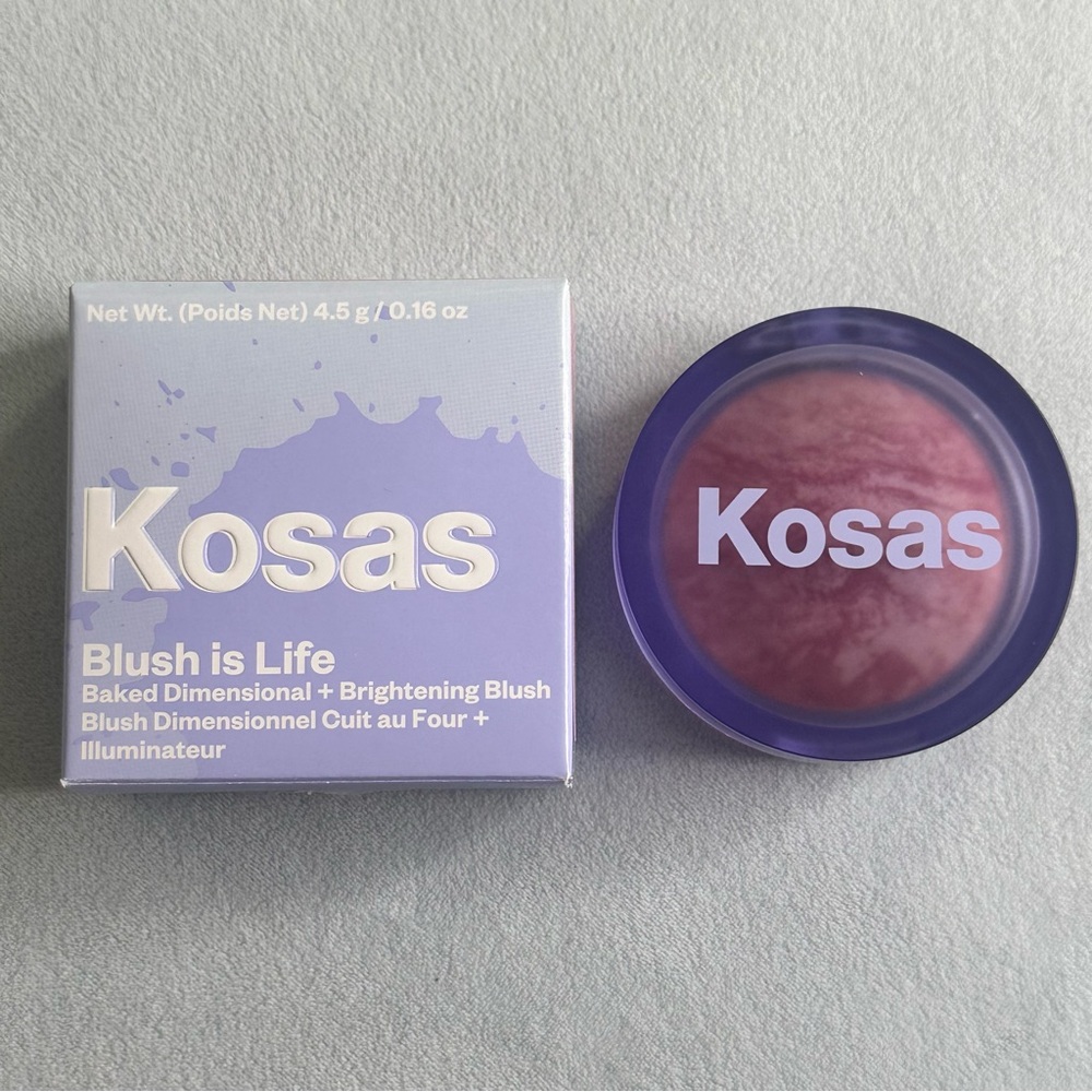 🎨 KOSAS | BLUSH IS LIFE BAKED DIMENSIONAL +
BRIGHTENING POWDER BLUSH